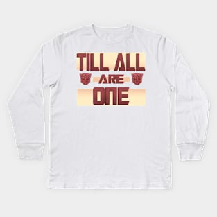 Till All Are One Kids Long Sleeve T-Shirt